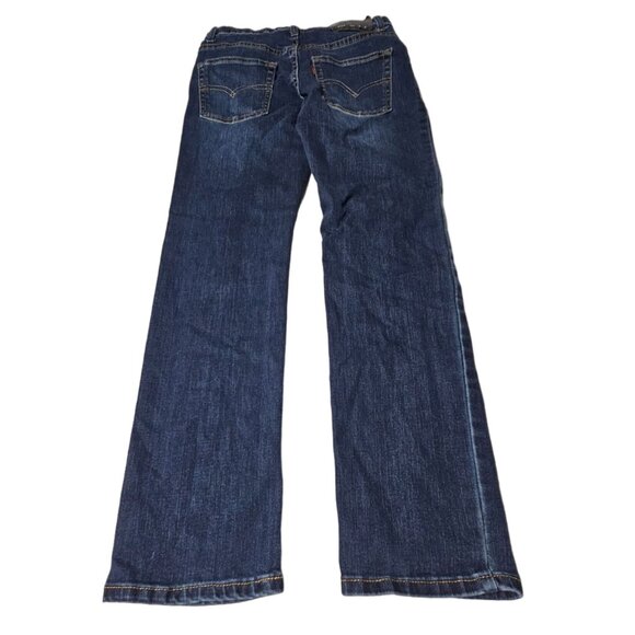 Levis Performance 511 Slim Jeans Boys Size 12 Dark Wash Denim Pants - Picture 3 of 7